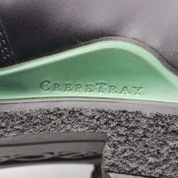 ECCO Crepetray Women's EU 41 US 10 Combat Ankle Boot Black Leather Green - Picture 10 of 12